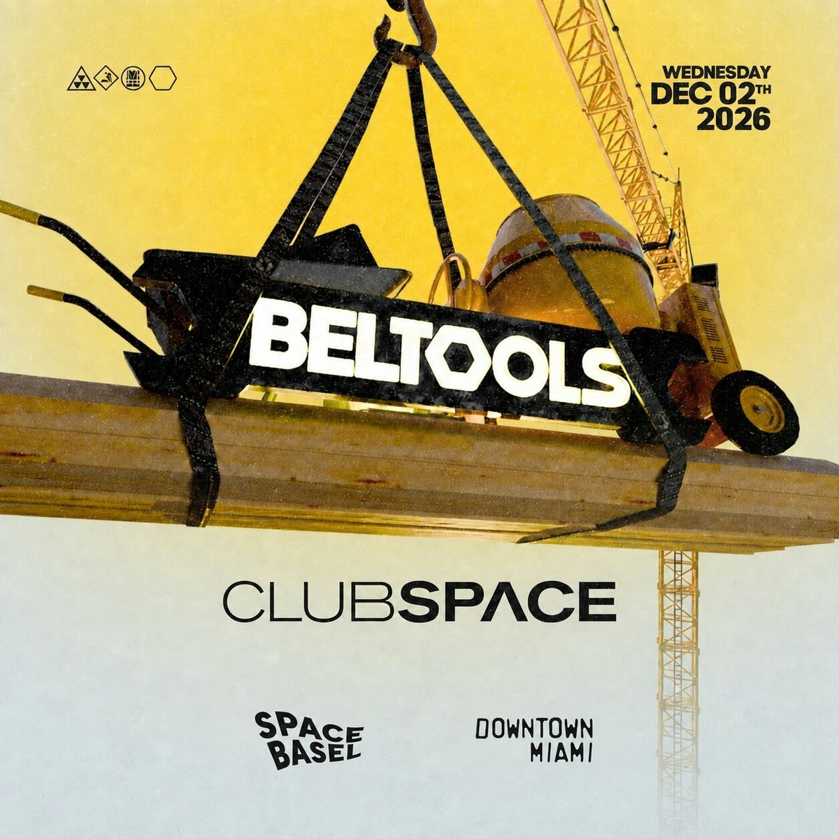 Beltools (Space Basel 2026) flyer