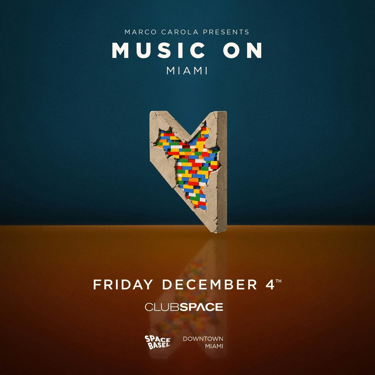Music On (Space Basel) flyer