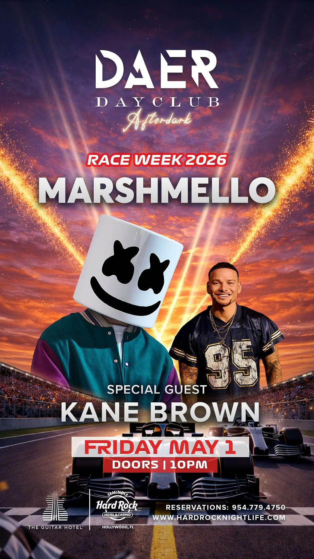 Marshmello with Kane Brown — F1 Race Week at DAER