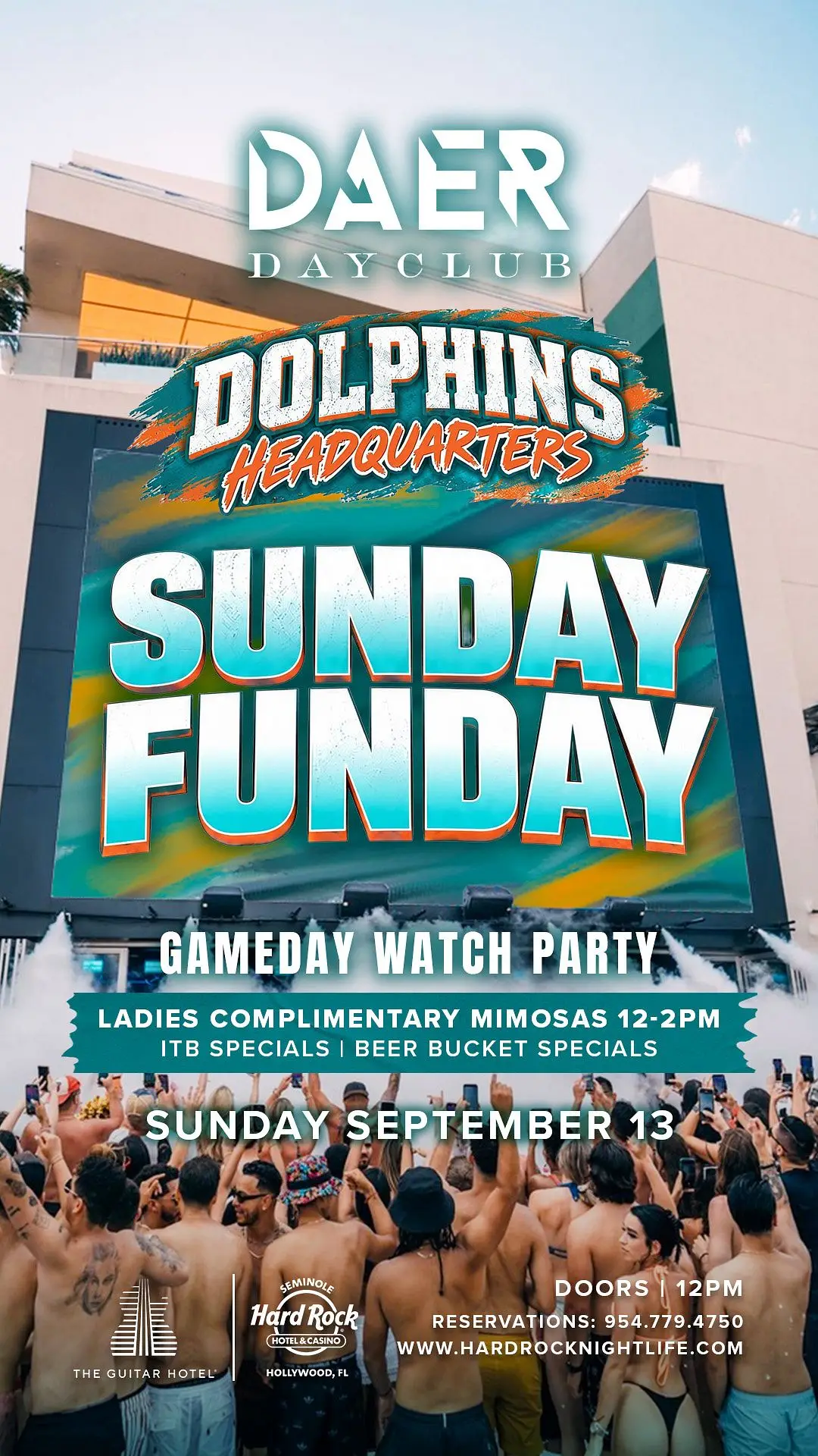 Gameday Watch Party at DAER Dayclub