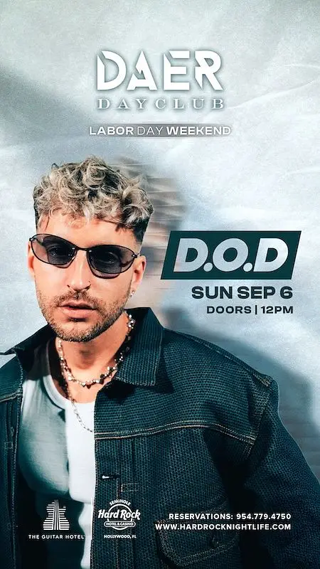 D.O.D at DAER Dayclub