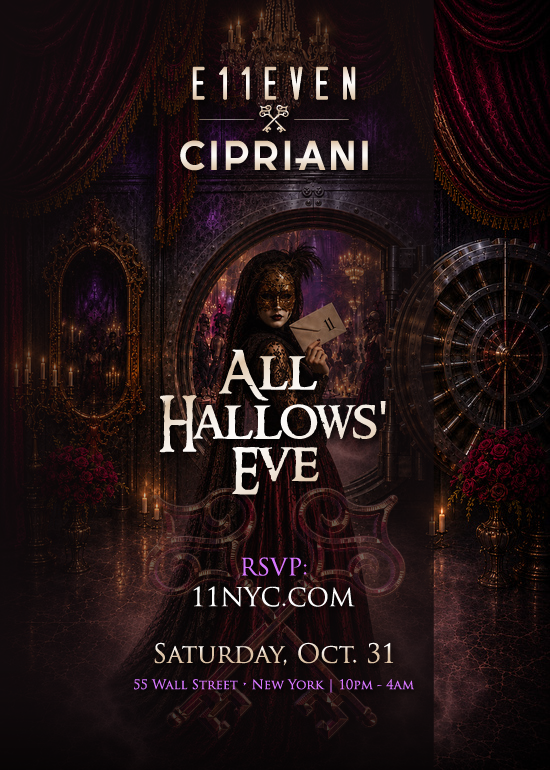 Flyer: E11EVEN x CIPRIANI: ALL HALLOWS' EVE
