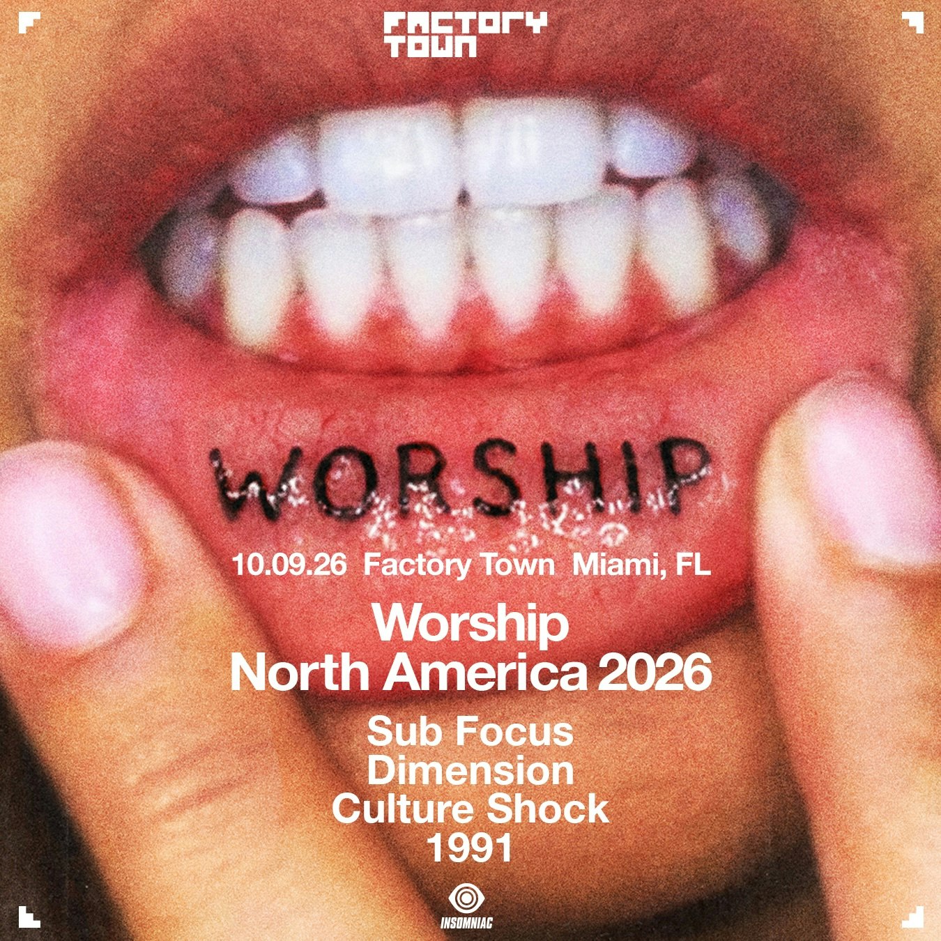 WORSHIP - Sub Focus/Dimension/Culture Shock/1991