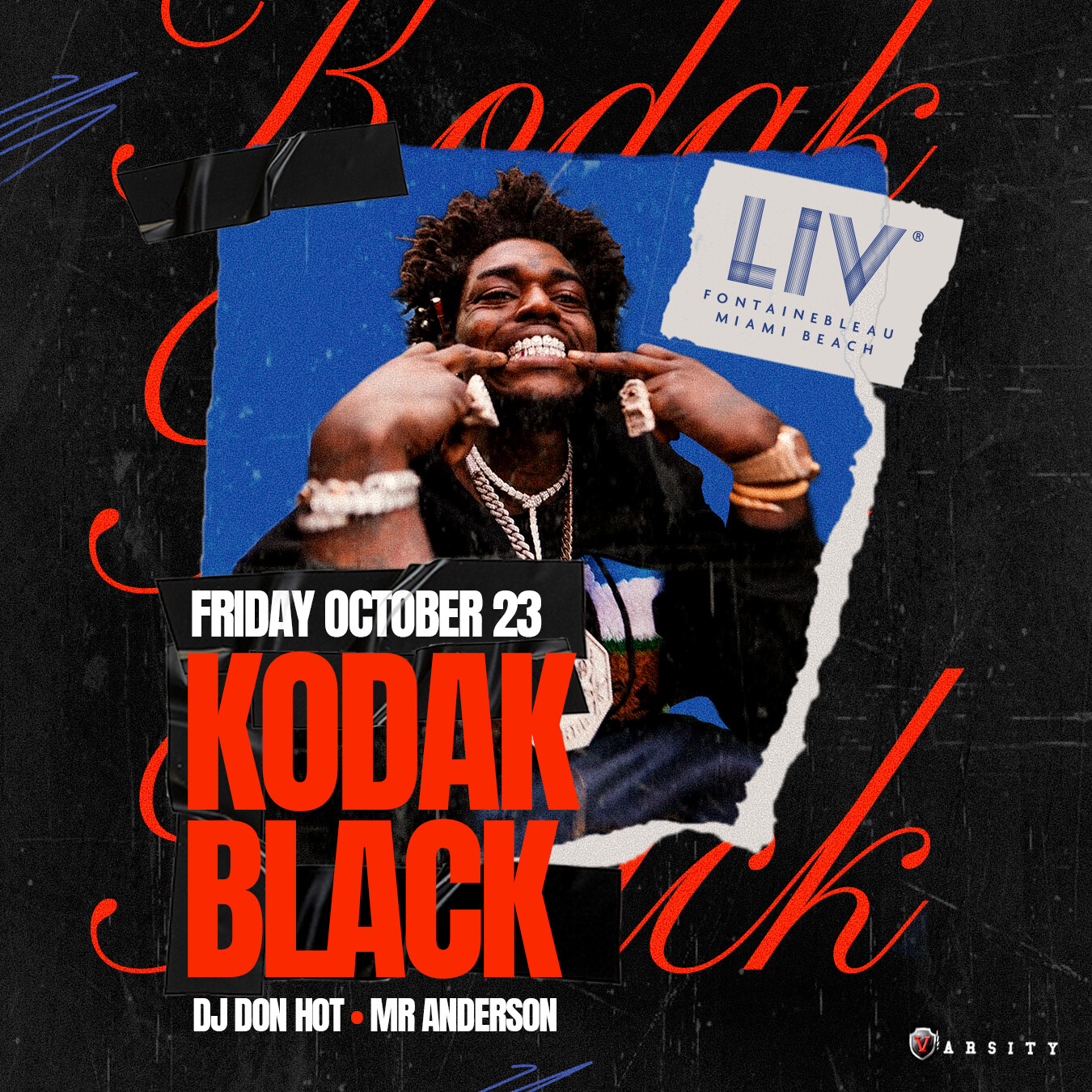 Flyer for Kodak Black