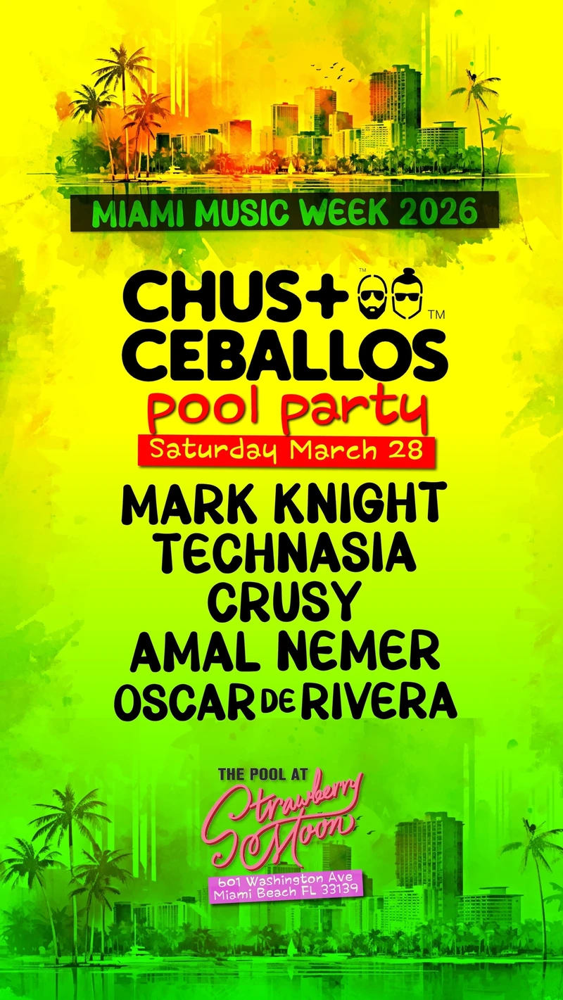 Chus + Ceballos at Strawberry Moon — Saturday March 28th