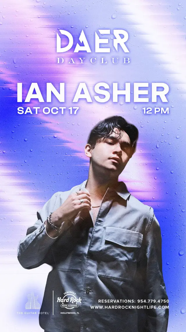 Ian Asher at DAER Dayclub