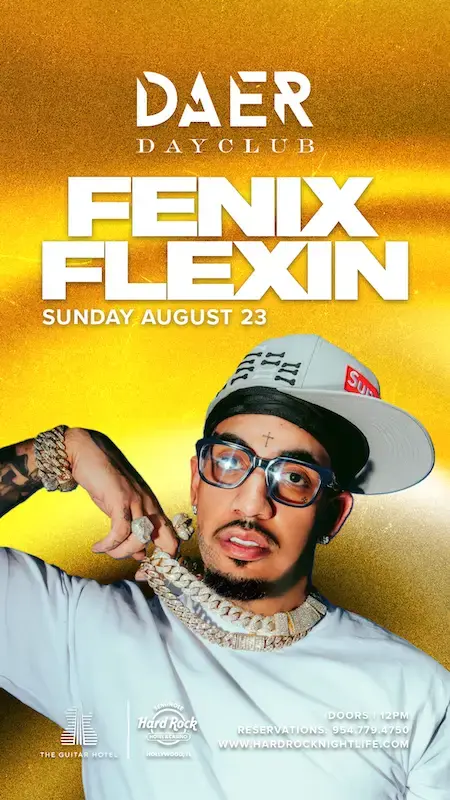 Fenix Flexin at DAER Dayclub