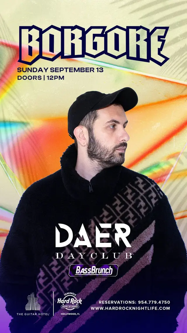 Borgore at DAER Dayclub