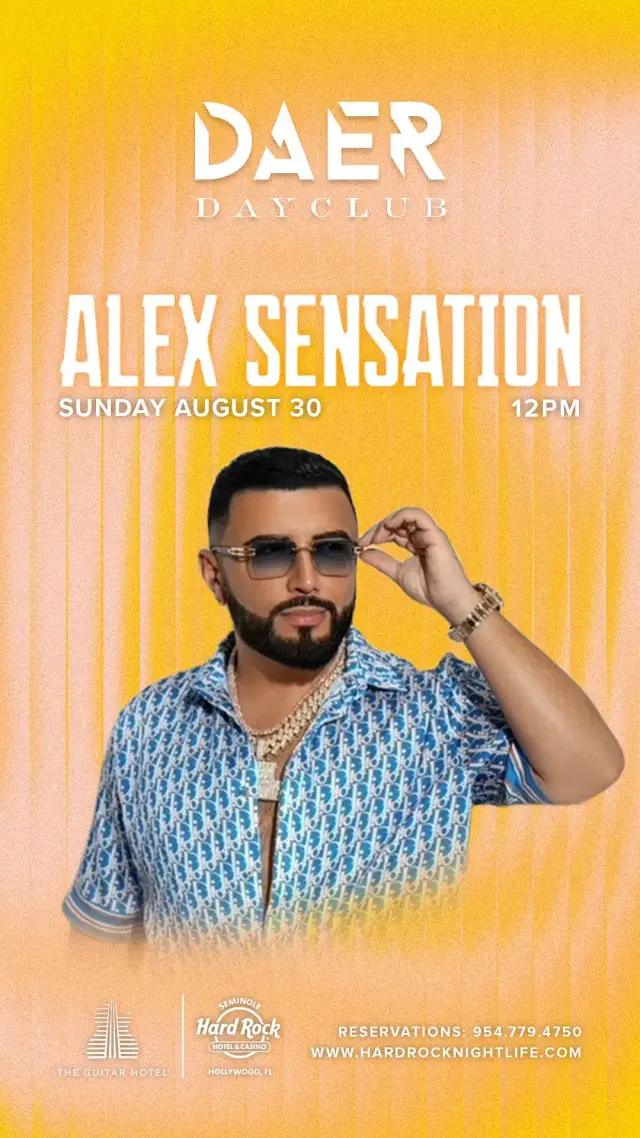 Alex Sensation at DAER Dayclub