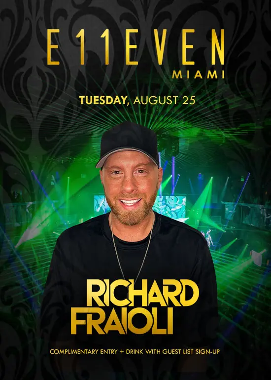RICHARD FRAIOLI AT E11EVEN